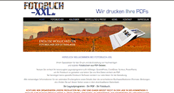 Desktop Screenshot of fotobuch-xxl.de