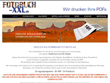 Tablet Screenshot of fotobuch-xxl.de